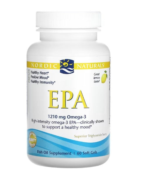 EPA, 1210mg Lemon - 60 softgels - Nordic Naturals