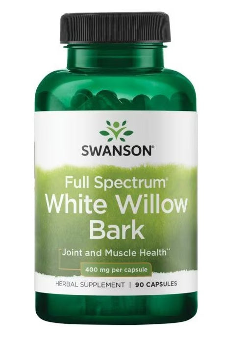 Full Spectrum White Willow Bark, 400mg - 90 caps - Swanson