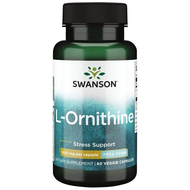 L-Ornithine, 500mg - 60 vcaps - Swanson