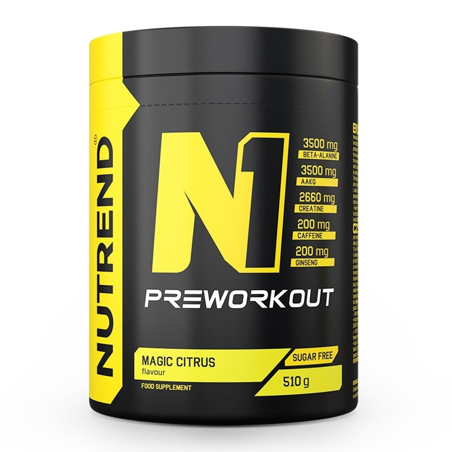 N1 Pre-Workout, Magic Citrus - 510 grams - Nutrend