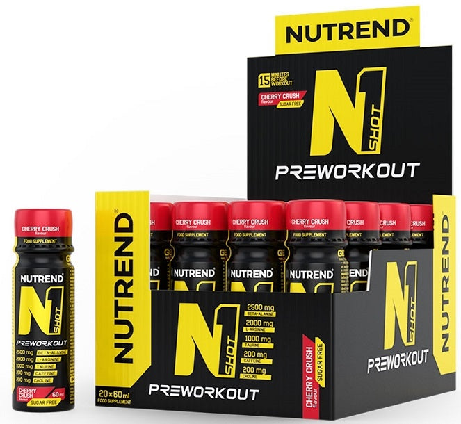 N1 Shot, Cherry Crush - 20 x 60 ml. - Nutrend