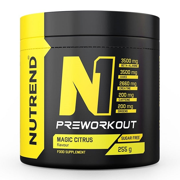 N1 Pre-Workout, Magic Citrus - 255 grams - Nutrend