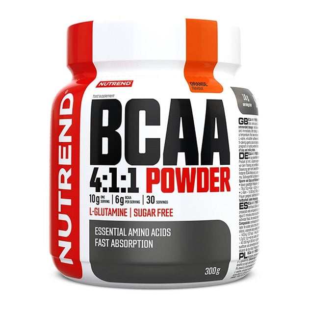 BCAA 4:1:1 Powder, Orange - 300 grams - Nutrend