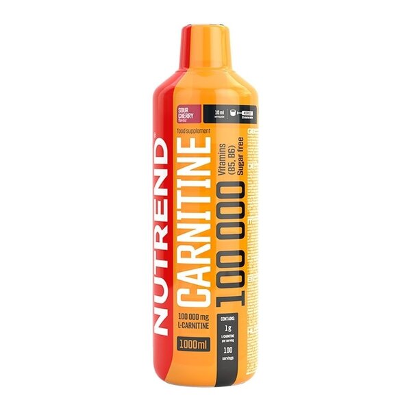 Carnitine 100 000, Sour Cherry - 1000 ml. - Nutrend