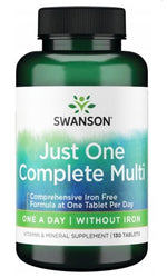 Just One Complete Multi without Iron - 130 tablets - Swanson