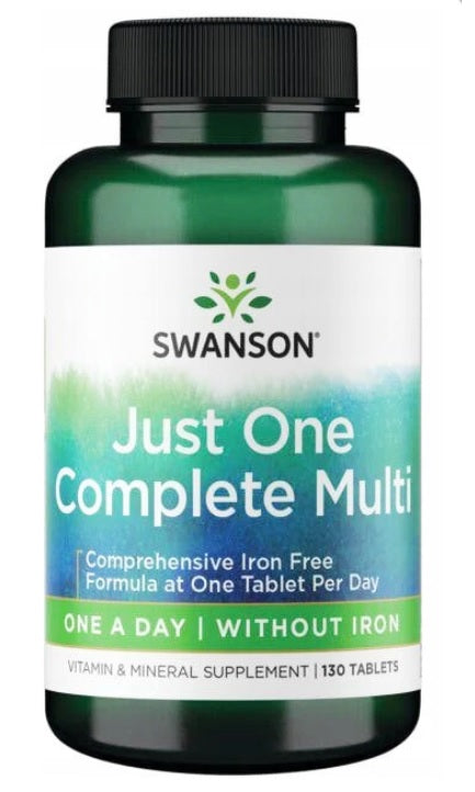 Just One Complete Multi without Iron - 130 tablets - Swanson