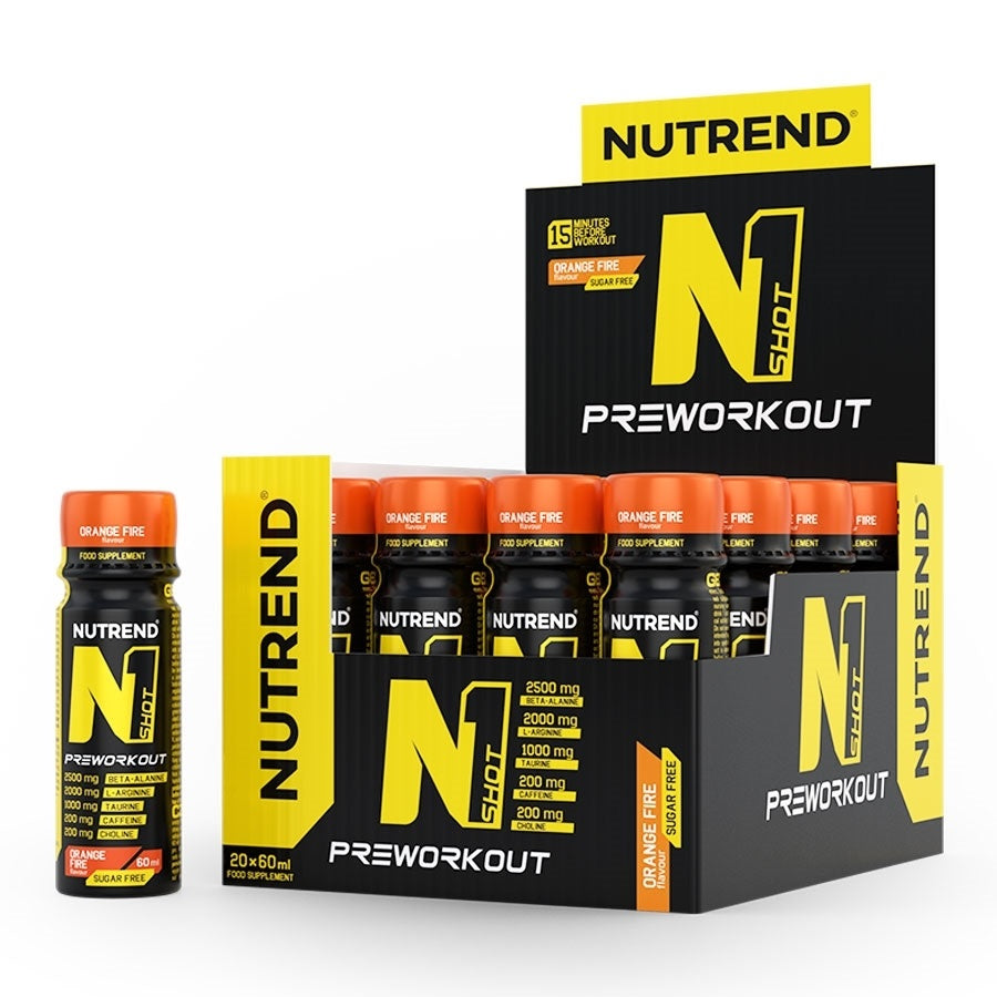 N1 Shot, Orange Fire - 20 x 60 ml. - Nutrend
