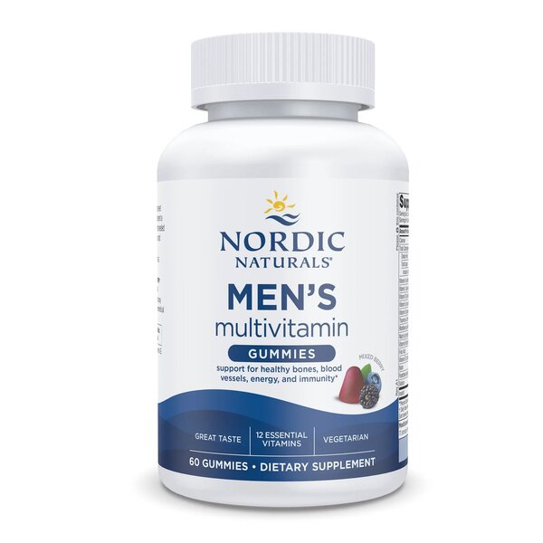 Men's Multivitamin Gummies, Mixed Berry - 60 gummies - Nordic Naturals