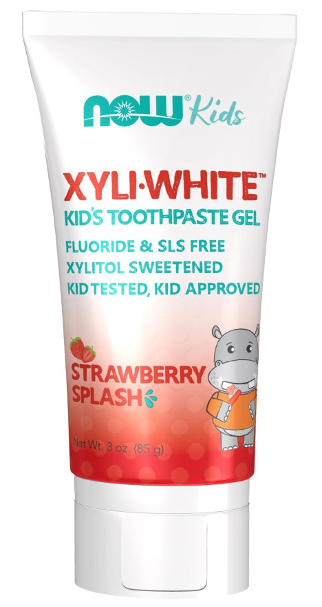 XyliWhite Kids, Strawberry Splash - 85 grams - NOW Foods