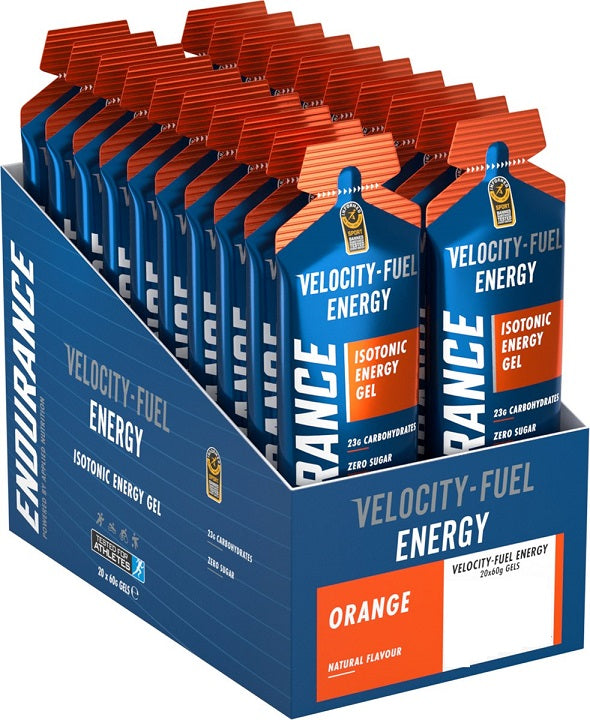 Endurance Energy Isotonic Energy Gel, Orange - 20 x 60g - Applied Nutrition