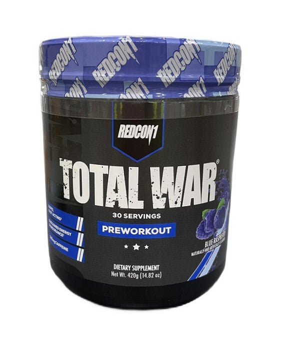 Total War - Preworkout, Blue Raspberry - 420 grams - Redcon1