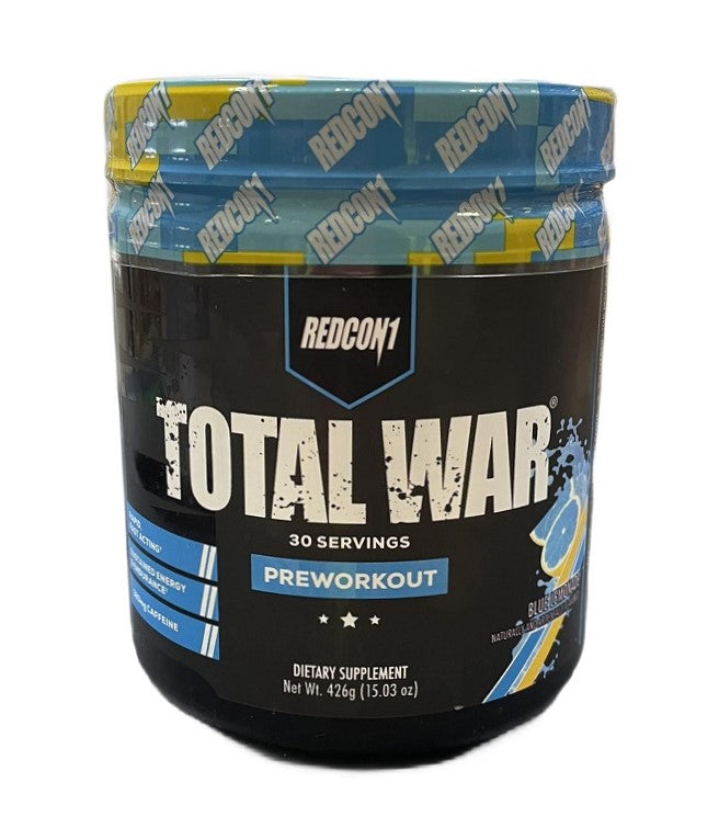 Total War - Preworkout, Blue Lemonade - 426 grams - Redcon1