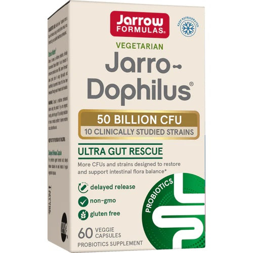 Jarro-Dophilus Ultra Gut Rescue, 50 Billion CFU - 60 vcaps - Jarrow Formulas