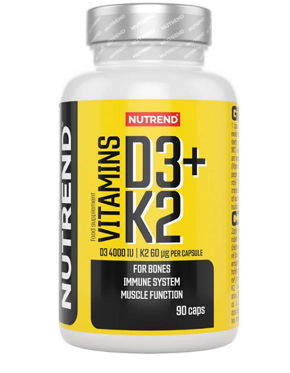 Vitamins D3 + K2 - 90 caps - Nutrend