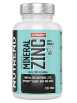 Mineral Zinc 100% Chelate, 15mg - 100 vcaps - Nutrend