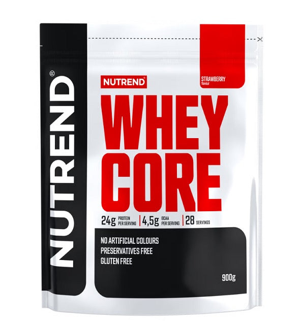 Whey Core, Strawberry - 900 grams - Nutrend