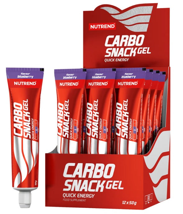 Carbosnack Tube, Blueberry - 12 x 50g - Nutrend