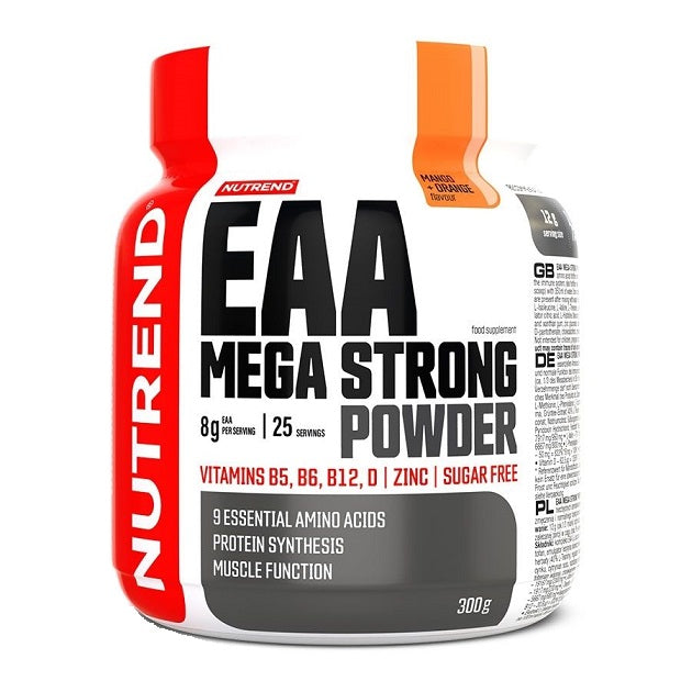 EAA Mega Strong Powder, Mango + Orange - 300 grams - Nutrend