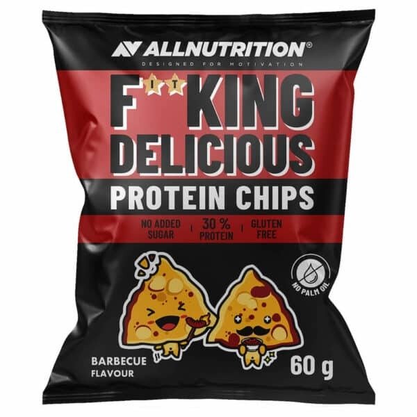 Fitking Delicious Protein Chips, Barbecue - 60 grams - Allnutrition