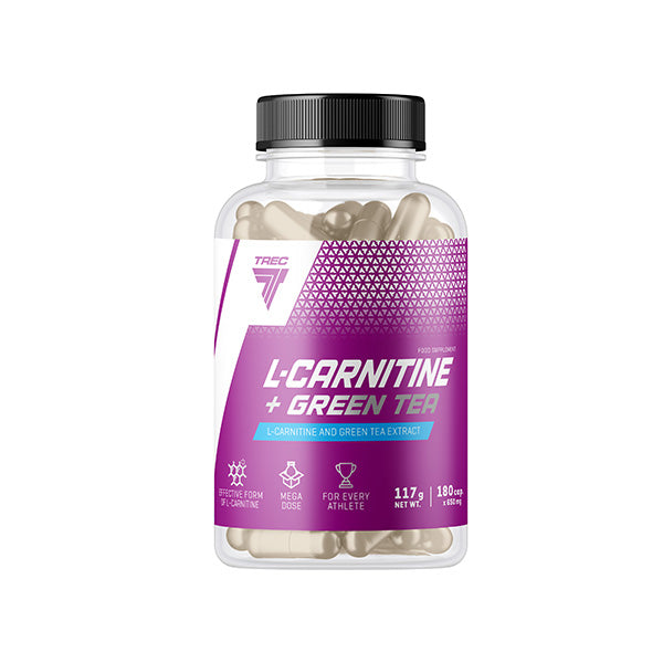 L-Carnitine + Green Tea - 180 caps - Trec Nutrition