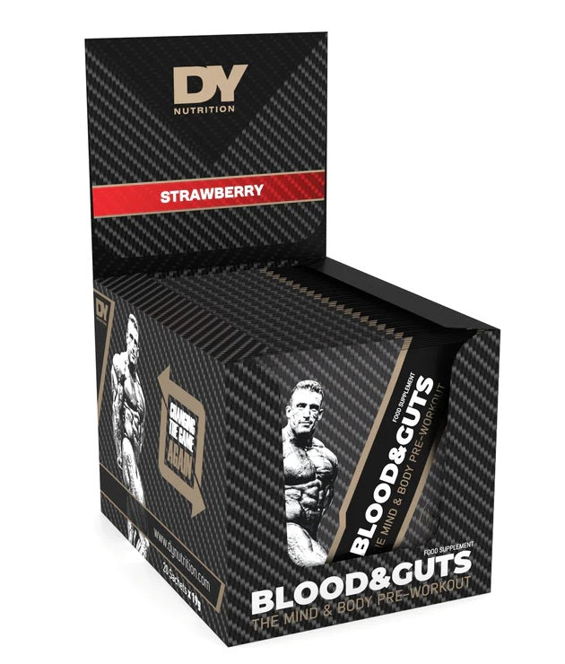 Blood and Guts Sachets, Strawberry - 20 x 19g - Dorian Yates