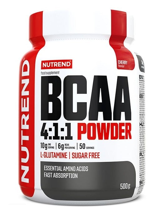 BCAA 4:1:1 Powder, Cherry - 500 grams - Nutrend