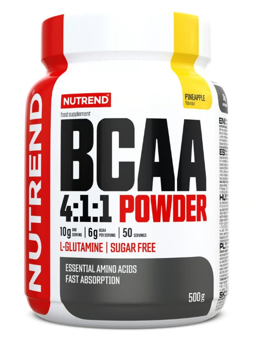 BCAA 4:1:1 Powder, Pineapple - 500 grams - Nutrend