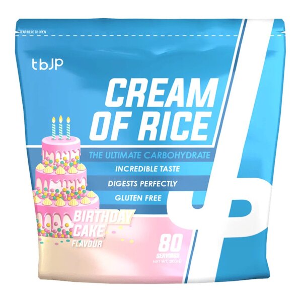 Cream of Rice, Birthday Cake - 2000 grams - Trained by JP