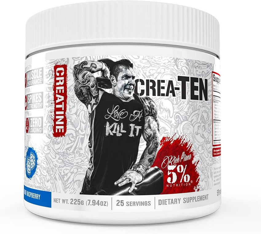 Crea-TEN - Legendary Series, Blue Raspberry - 225 grams - 5% Nutrition