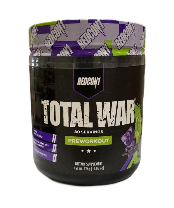 Total War - Preworkout, Sour Gummy Bear - 426 grams - Redcon1