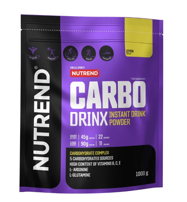 Carbodrinx, Lemon - 1000 grams - Nutrend