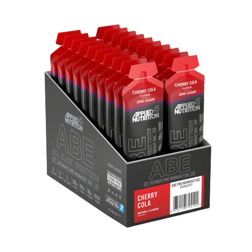 ABE - All Black Everything Gel, Cherry Cola - 20 x 60g - Applied Nutrition