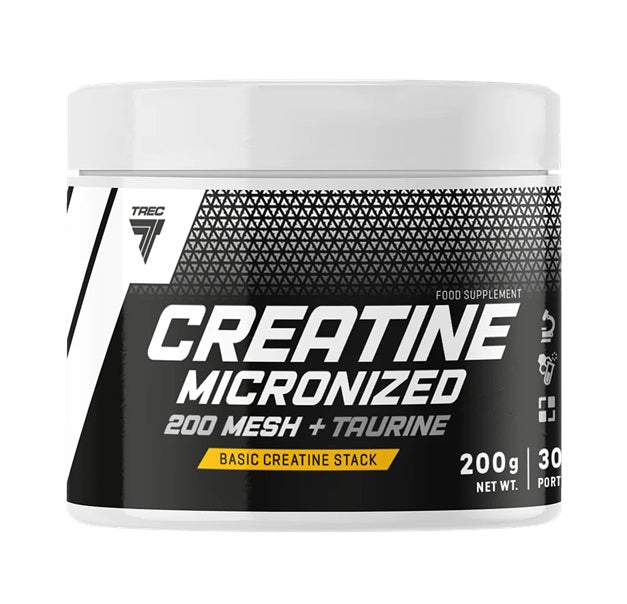 Creatine Micronized 200 Mesh + Taurine - 200 grams - Trec Nutrition