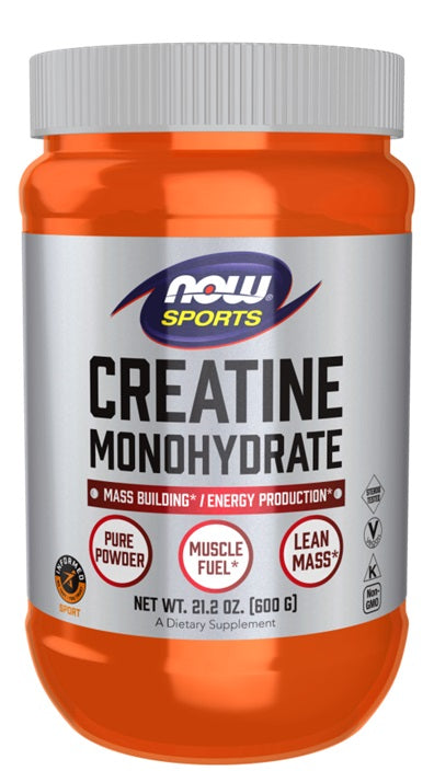 Creatine Monohydrate, Pure Powder - 600 grams - NOW Foods