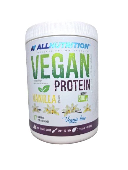 Vegan Protein, Vanilla - 500 grams - Allnutrition