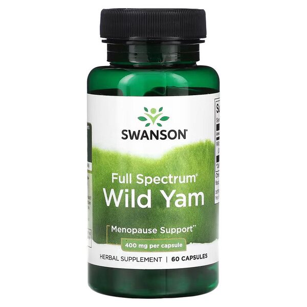 Full Spectrum Wild Yam, 400mg - 60 caps - Swanson