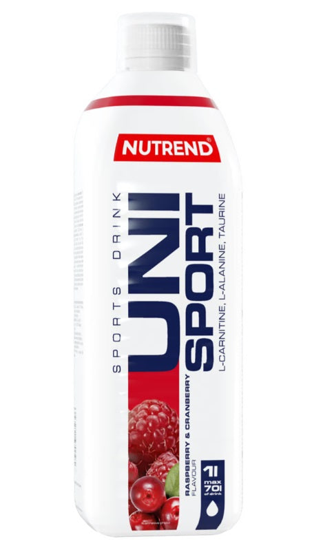 Unisport, Raspberry & Cranberry - 1000 ml. - Nutrend