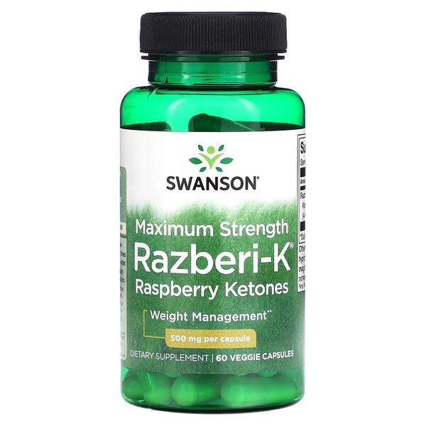 Razberi-K, 500mg Maximum Strength - 60 vcaps - Swanson