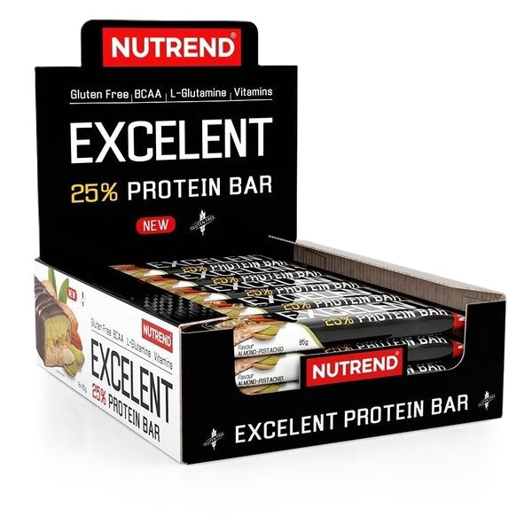 Excelent 25% Protein Bar, Strawberry Cake - 18 x 85g - Nutrend