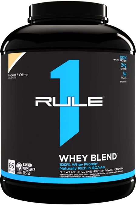 R1 Whey Blend, Cookies & Creme - 2240 grams - Rule One
