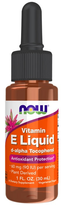 Vitamin E Liquid - 30 ml. - NOW Foods