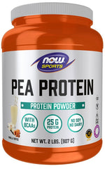 Pea Protein, Vanilla Toffee - 907 grams - NOW Foods