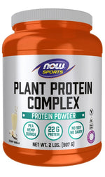 Plant Protein Complex, Creamy Vanilla - 907 grams - NOW Foods