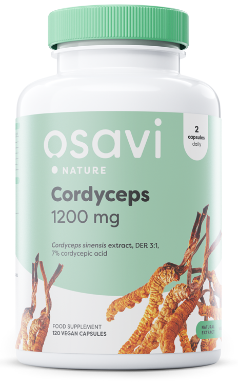 Cordyceps, 1200mg - 120 vegan caps - Osavi