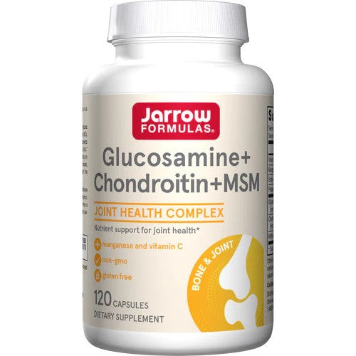 Glucosamine + Chondroitin + MSM - 120 caps - Jarrow Formulas