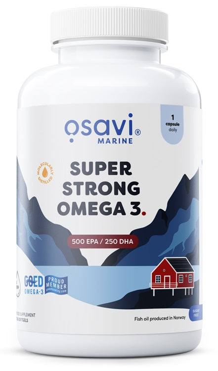 Super Strong Omega 3, 500 EPA / 250 DHA - 180 softgels - Osavi