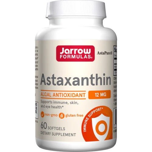 Astaxanthin, 12mg - 60 softgels - Jarrow Formulas
