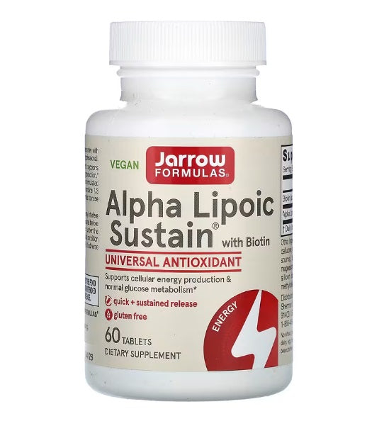 Alpha Lipoic Sustain with Biotin - 60 tablets - Jarrow Formulas