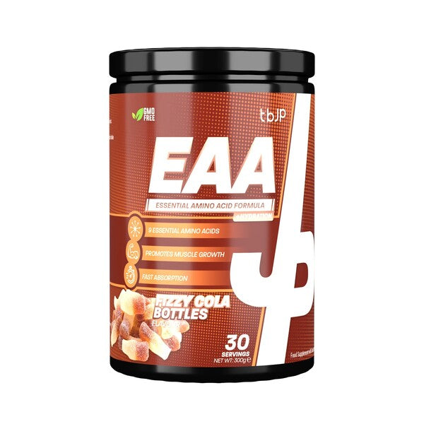 EAA + Hydration, Fizzy Cola Bottles - 300 grams - Trained by JP