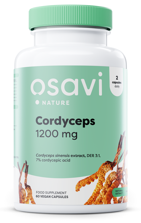 Cordyceps, 1200mg - 60 vegan caps - Osavi